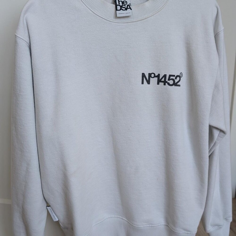 The DSA white crewneck